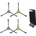 Midea | Spare Parts Kit: Side Brush×4pcs, Cleaning Brush×1pc Midea | Spare Parts Kit: Side Brush×4pcs, Cleaning Brush×1pc