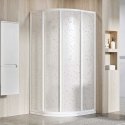 Semi-circular shower cabin Ravak Supernova, SKCP4-90 195, white+plastic Pearl Semi-circular shower cabin Ravak Supernova, SKCP4-90 195, white+plastic Pearl