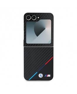 BMW BMHCZF622NBCK Z Flip6 F741 czarny|black hardcase Carbon Blue