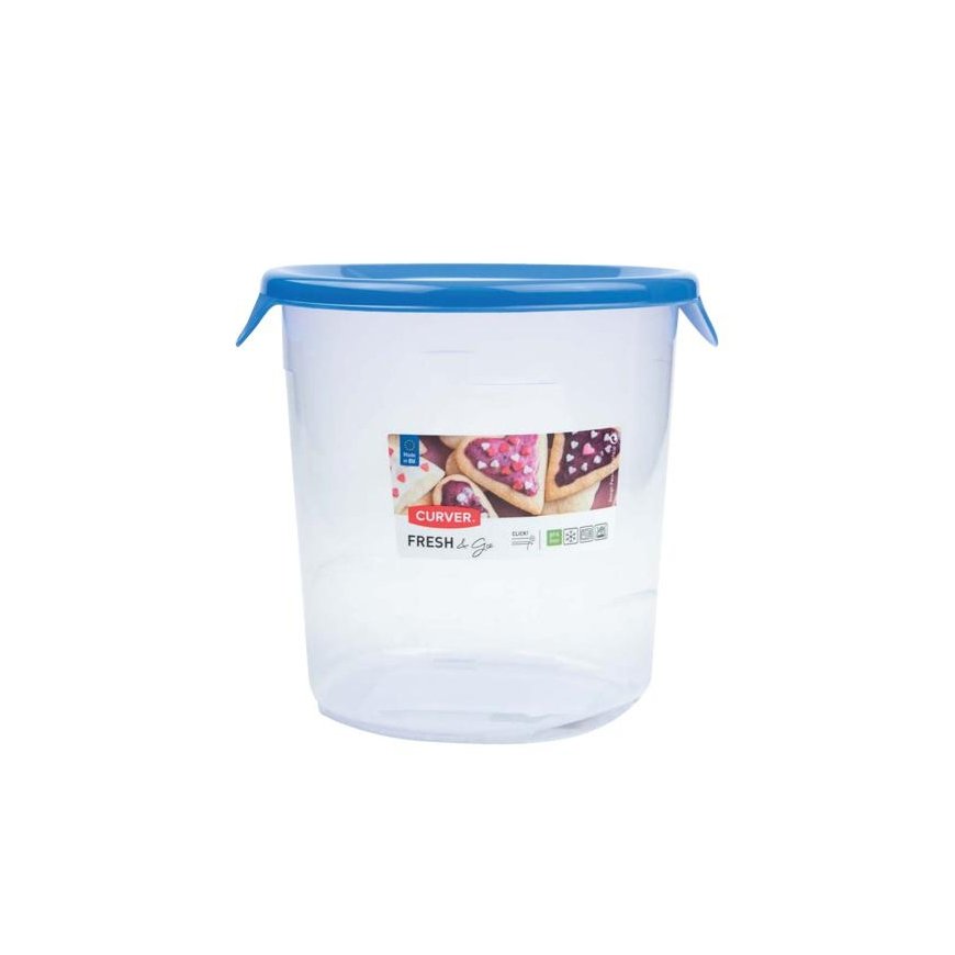 Food container round 1L Fresh&Go blue – 2