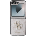 Guess GUHCZF64GMGPI Z Flip6 F741 różowy|pink Leather 4G Metal Lo Guess GUHCZF64GMGPI Z Flip6 F741 różowy|pink Leather 4G Metal Lo