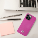 Guess GUHCZF64GMGPI Z Flip6 F741 różowy|pink Leather 4G Metal Lo Guess GUHCZF64GMGPI Z Flip6 F741 różowy|pink Leather 4G Metal Lo