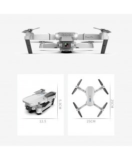 Extralink E88 Pro Drohne | Set: Drohne + 3 Akkus + Hülle | 1800 mAh