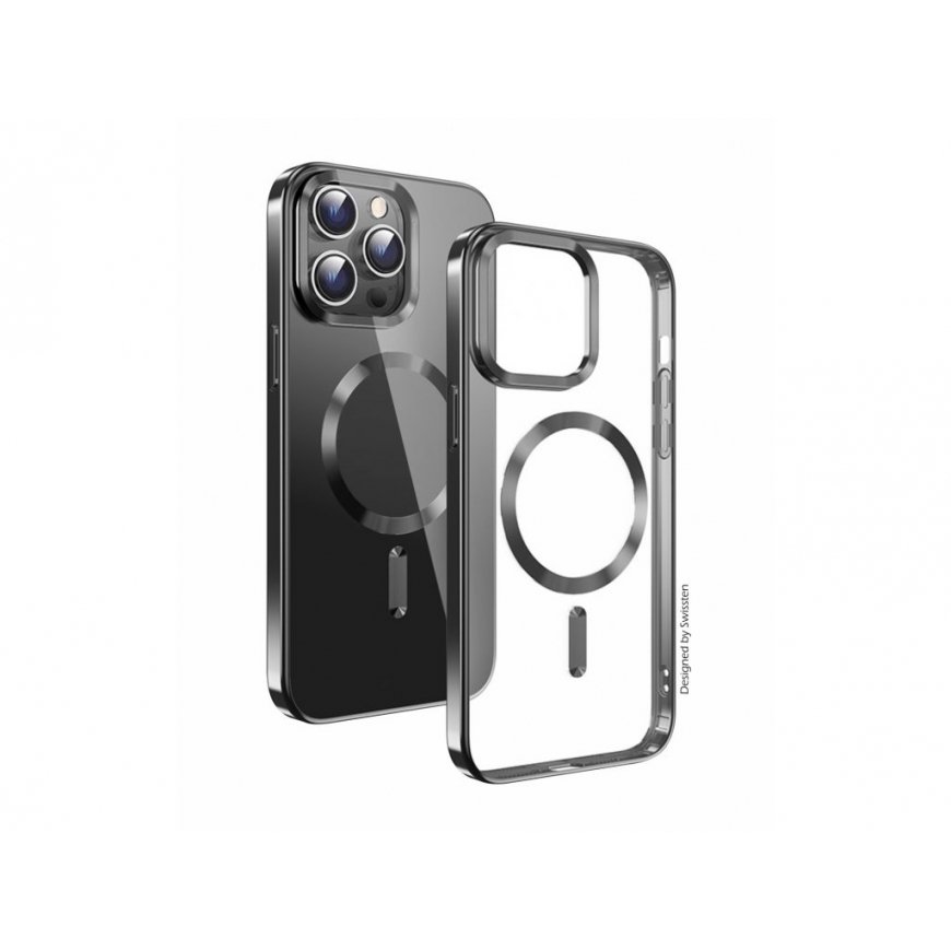 Swissten Clear Jelly Magstick Metallic Case for Apple iPhone 16 Pro – 2