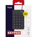 Trust 22221 skaičių klaviatūra Knyginis kompiuteris / kompiuteris USB Juoda Trust 22221 skaičių klaviatūra Knyginis kompiuteris / kompiuteris USB Juoda