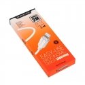 Borofone X14 data cable lightning 200 cm white