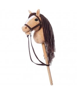 Horse on a stick HOPPIHORSE Hobby Horse A4 beige