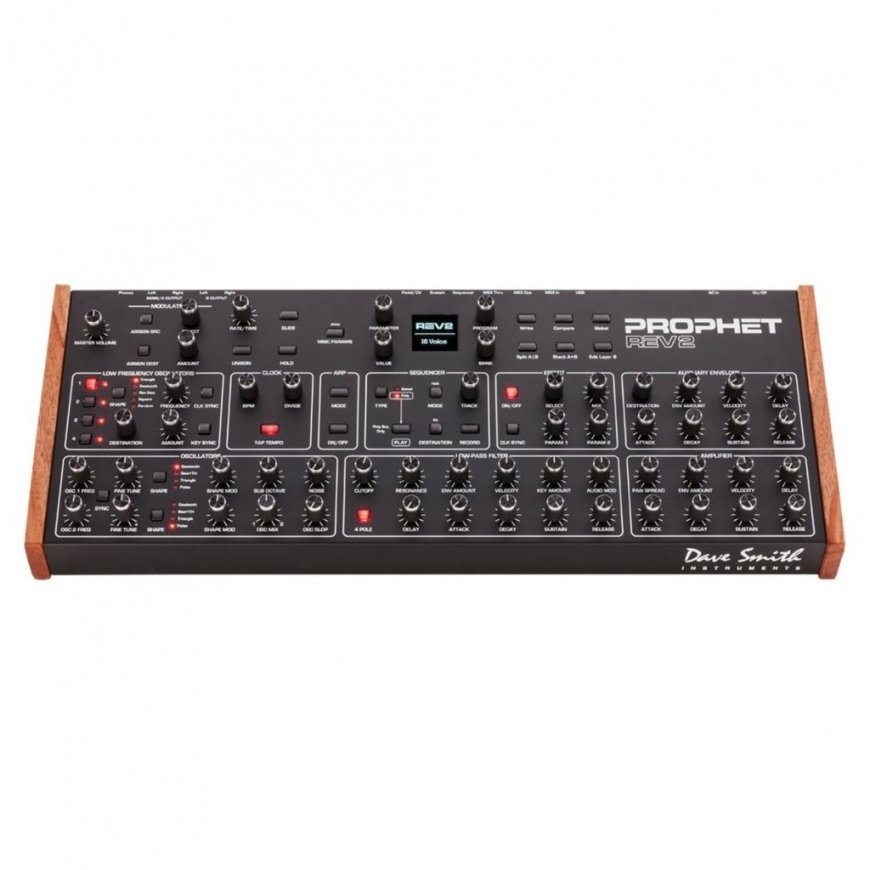 Sequential Prophet Rev2 Desktop 16-häälne – polüfooniline analoogsüntesaator