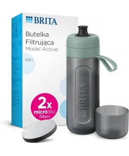 Active + 2 MicroDisc filter bottle pastel green