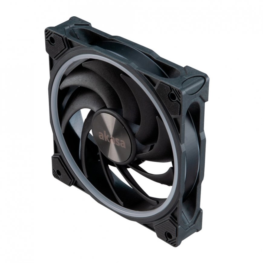 Akasa SOHO AR Arvuti korpus Ventilaator 12 cm Must, Läbipaistev 1 tk – 2