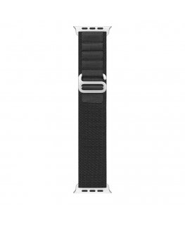 Sport Buckle Strap for Apple Watch 9/8/7/6/SE/5/4/3/2/1 (41, 40, 38 mm) Dux Ducis Strap GS Version - Black