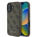 Guess GUHCP16MG4GFBR iPhone 16 Plus 6.7" brązowy|brown hardcase Guess GUHCP16MG4GFBR iPhone 16 Plus 6.7" brązowy|brown hardcase