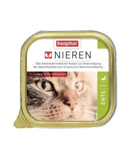 Complete diet cat food (pate) : Beaphar NIERDIEET ENTE 100G.