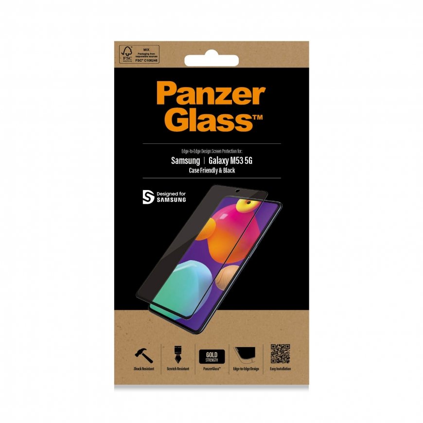 PanzerGlass Samsung Galaxy A23 Case Friendly Black Прозрачная защитная пленка 1 шт – 2