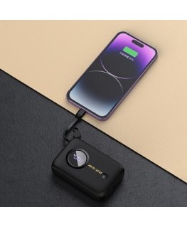 Dudao K14 USB-A | USB-C 10000mAh power bank - black