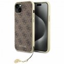 Guess GUHMP16LG4GFRP iPhone 16 Pro 6.3" różowy|pink hardcase 4G Guess GUHMP16LG4GFRP iPhone 16 Pro 6.3" różowy|pink hardcase 4G