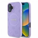 Guess GUHMP16SPSAPSMEU iPhone 16 6.1" fioletowy|purple hardcase Guess GUHMP16SPSAPSMEU iPhone 16 6.1" fioletowy|purple hardcase