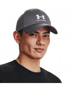Under Armour Branded Lockup Adj OSFM Men's Baseball Cap Grey 1381645 012