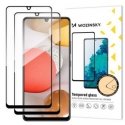 Wozinsky 2x Tempered Glass Full Glue Super Tough Screen Protector Full Coveraged with Frame Case Friendly for Samsung Galaxy A42 Wozinsky 2x Tempered Glass Full Glue Super Tough Screen Protector Full Coveraged with Frame Case Friendly for Samsung Galaxy A42