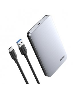 Ugreen 70498 tallennusaseman kotelo HDD-/SSD-kotelo Alumiini 2.5"