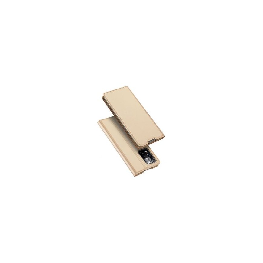 Dux Ducis Skin Pro Holster Case Cover Flip Poco M4 Pro 5G gold