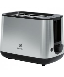 Electrolux E3T1-3ST tosteris 2 šķēle (-s) 800 W Melns, Nerūsējošs tērauds