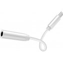 Fuj:tech USB-C - 3.5mm -audioadapteri, valkoinen