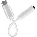 Fuj:tech USB-C - 3.5mm -audioadapteri, valkoinen