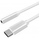 Fuj:tech USB-C - 3.5mm -audioadapteri, valkoinen