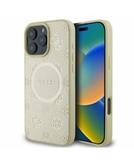 Guess GUHMP16XPSAPSMED iPhone 16 Pro Max 6.9" złoty|gold hardcas