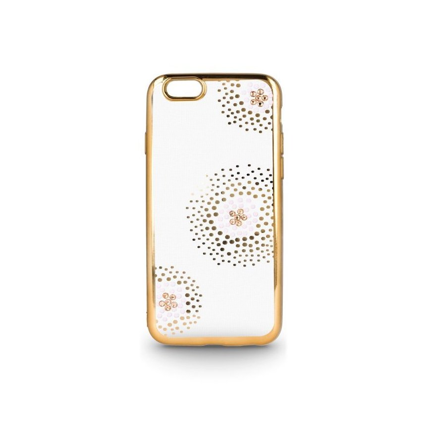 Sony E5 Flower Dots TPU Gold