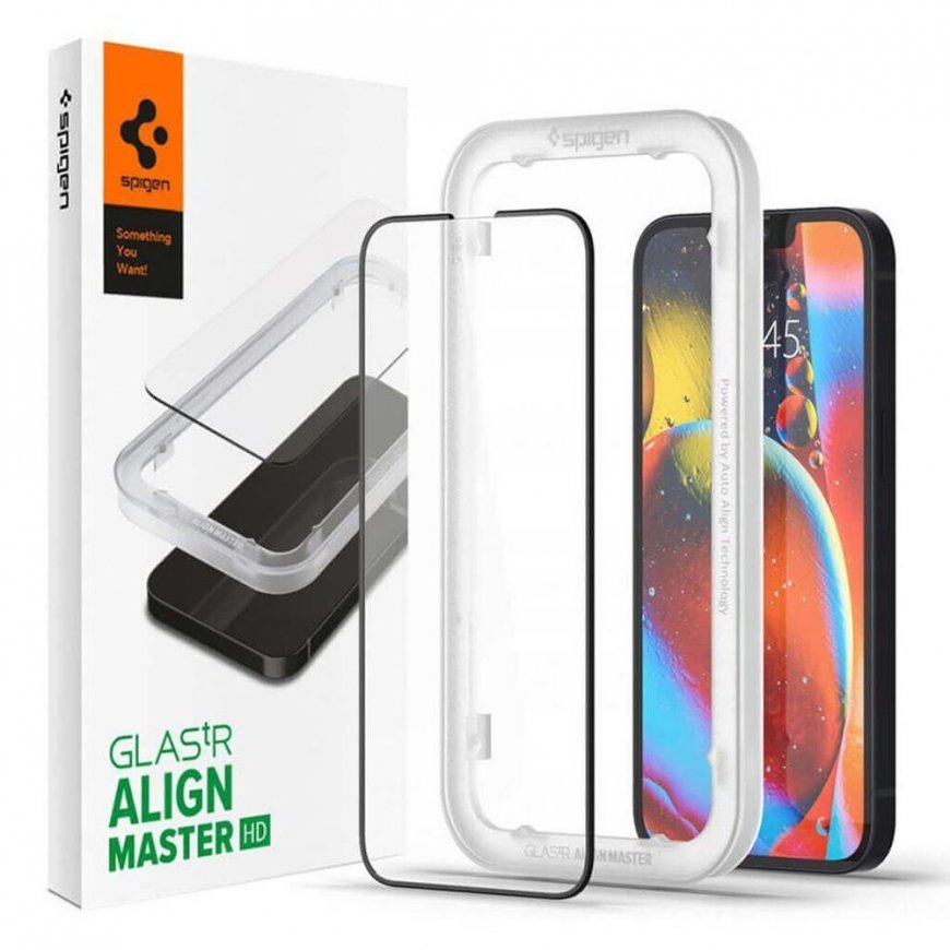 Spigen Glas.tR AlignMaster Kirkas näytönsuoja Apple 1 kpl