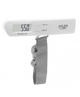 | Travel Luggage Scale | AD 8191 | Maximum weight (capacity) 50 kg | Accuracy 10 g | Grey