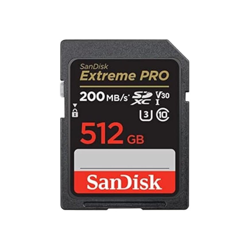 Sandisk Extreme PRO 512 GB SDXC, memory card (black, UHS-I U3, – 2