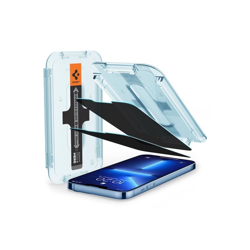 Spigen AGL03388 Mobilā tālruņa ekrāna un aizmugures aizsargs Caurspīdīgs ekrāna aizsargs Apple 2 pcs