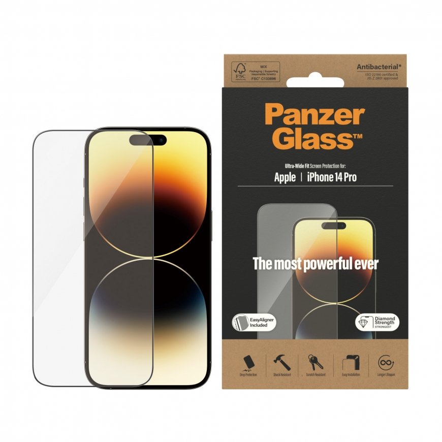 PanzerGlass Ultra-Wide Fit Apple iPhone Kirkas näytönsuoja 1 kpl – 2