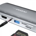 DUDAO A15PRO laptop dock/port replicator Wired USB 3.2 Gen 1 (3.1 Gen 1) Type-A + Type-C Grey DUDAO A15PRO laptop dock/port replicator Wired USB 3.2 Gen 1 (3.1 Gen 1) Type-A + Type-C Grey