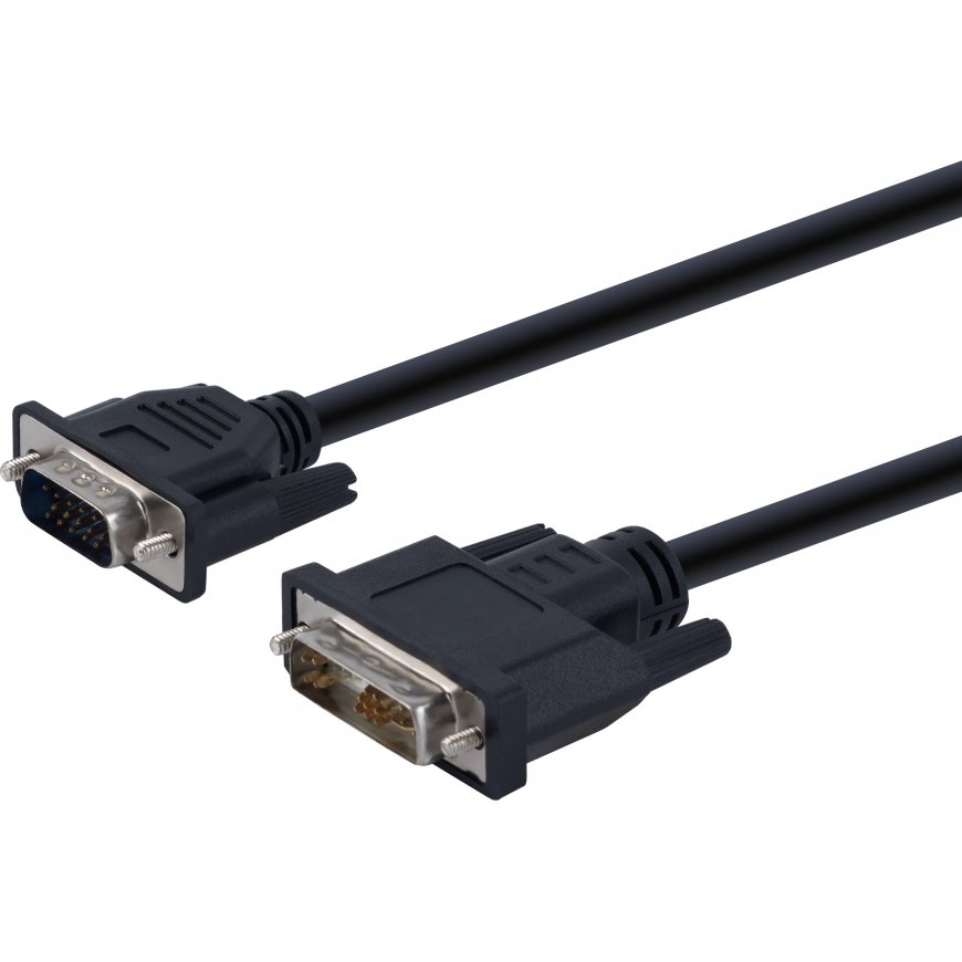 Fuj:tech DVI - VGA adapter cable, 2m