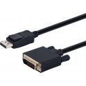 Fuj:tech Displayport - DVI adapter cable, 3m Fuj:tech Displayport - DVI adapter cable, 3m