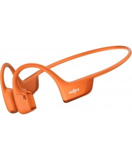 Shokz OpenRun Pro 2 bone conduction headphones, orange