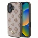 Guess GUHMP16SPGPYSW iPhone 16 6.1" brązowy|brown hardcase Peony Guess GUHMP16SPGPYSW iPhone 16 6.1" brązowy|brown hardcase Peony