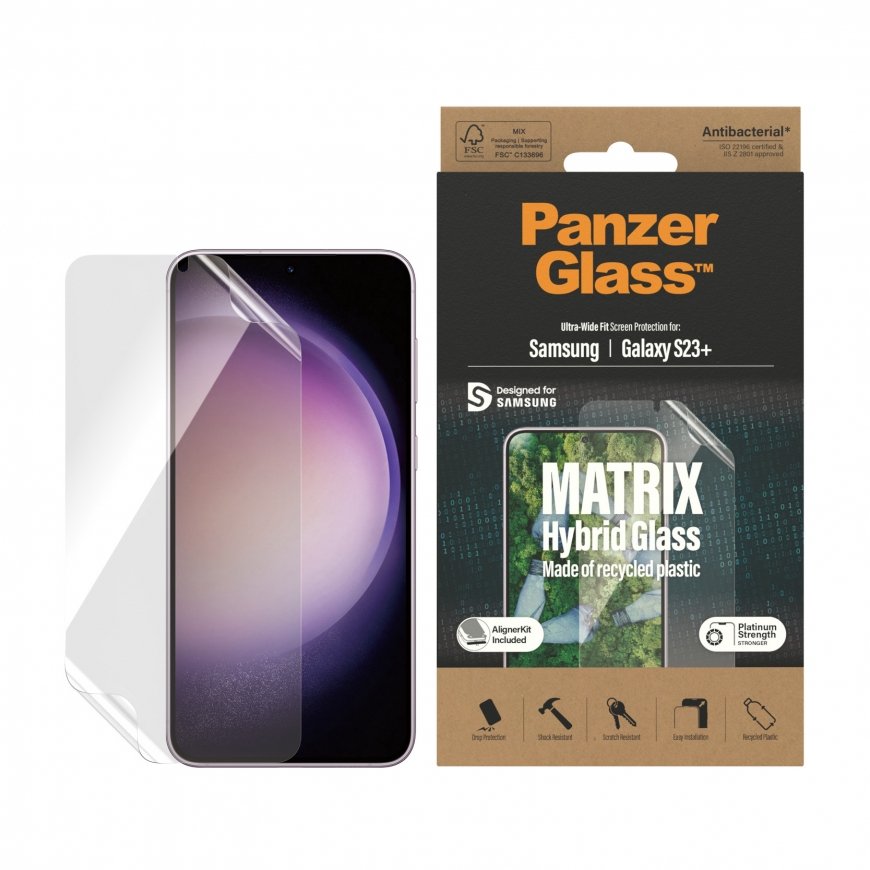 PanzerGlass Samsung Galaxy S+ 2023 UWF PET AB wA Skaidri ekrano apsauga 1 vnt – 2