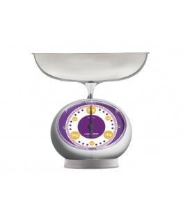 ViceVersa Tix White Countertop Oval Mechanical kitchen scale