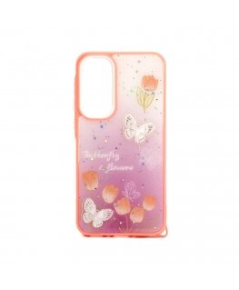 Samsung Galaxy A35 EPOXY CARTOON COVER Light Pink