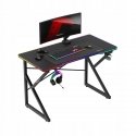 Biurko gamingowe Huzaro Hero 1.7 RGB Black Biurko gamingowe Huzaro Hero 1.7 RGB Black