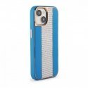 Apple iPhone 15 Diamonds and Leather Case Blue Apple iPhone 15 Diamonds and Leather Case Blue