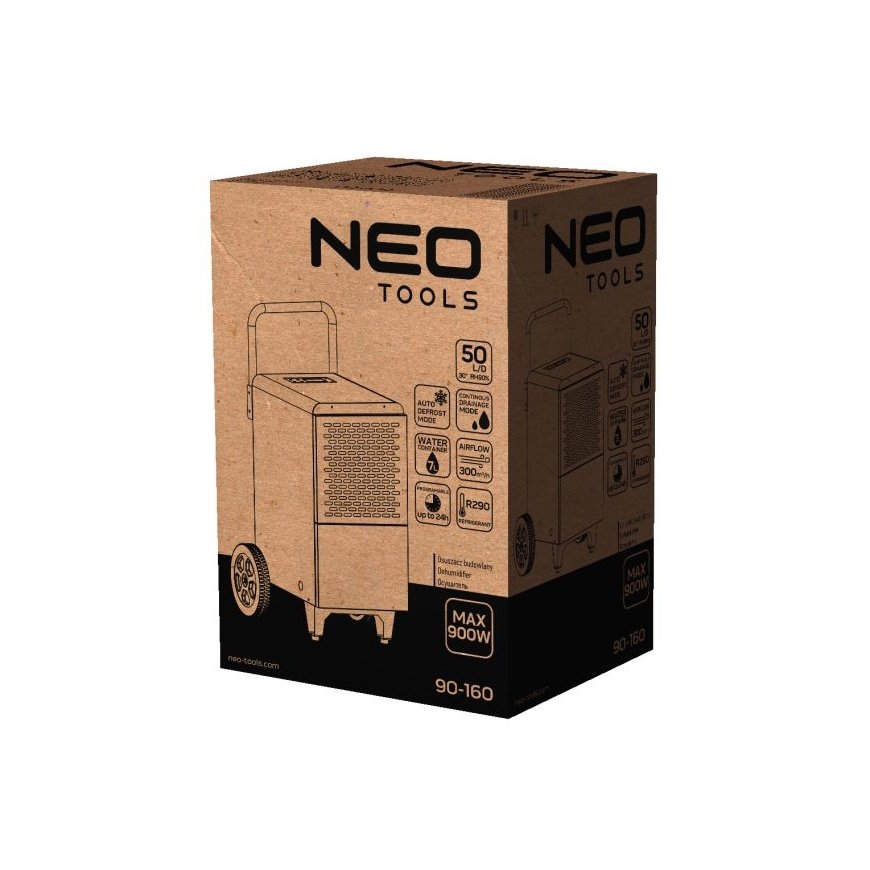 NEO tools 90-160 mitruma aizvadītājs 7 L 56 dB 750 W Oranžs – 2