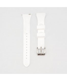 22mm T-buckle Silicone Loop Watch Strap (130mm M/L) White