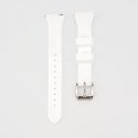 22mm T-buckle Silicone Loop Watch Strap (130mm M/L) White