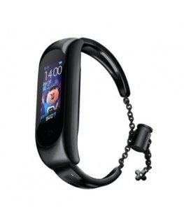 Replacment metal band bracelet strap for Xiaomi Mi Band 6 / 5 / 4 / 3 black